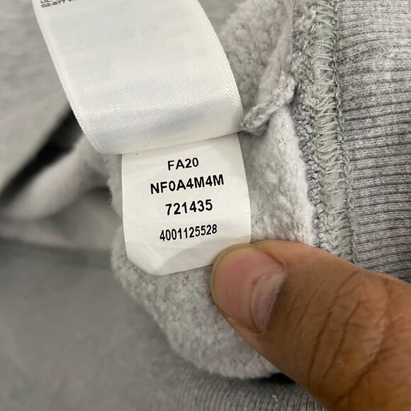 The North Face Half Dome Hoodie Women XL Gray Gorpcore Pullover Sweatshirt - Picture 4 of 9